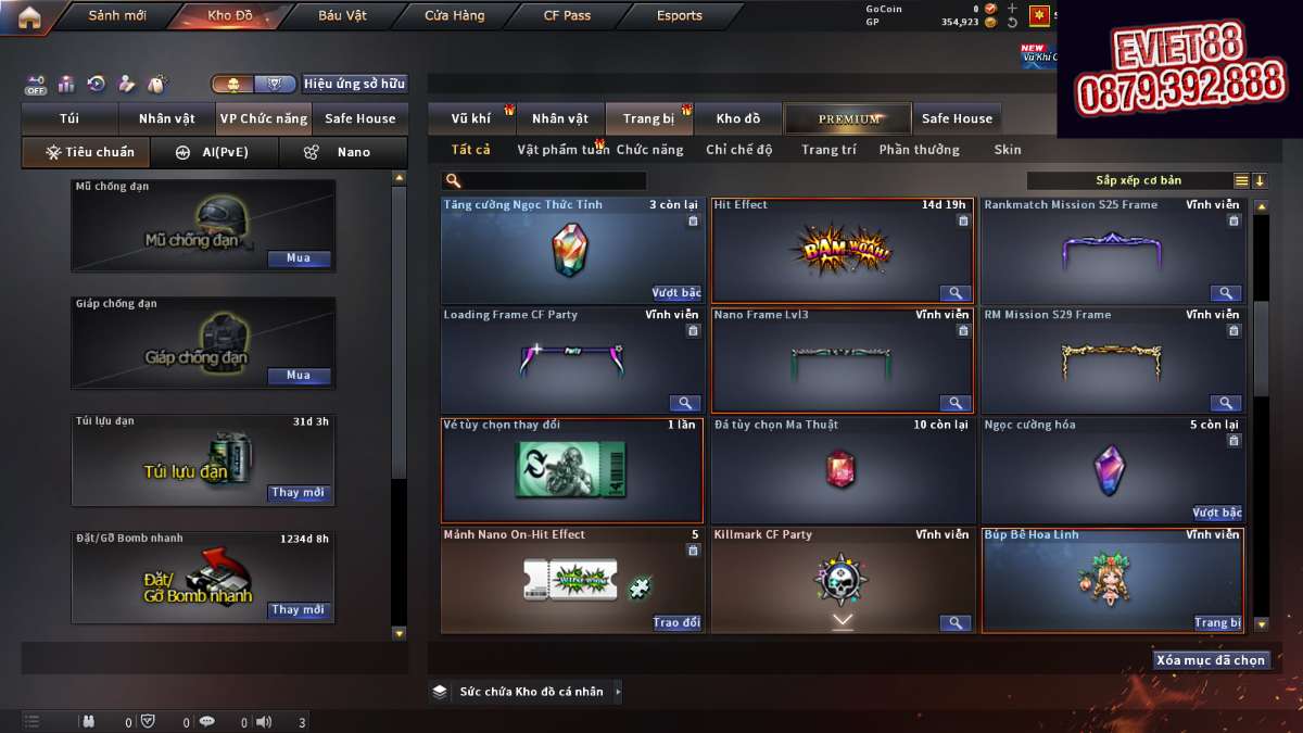 shop acc cf uy tin gia re